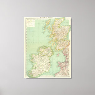 Schottland, Irland Leinwanddruck