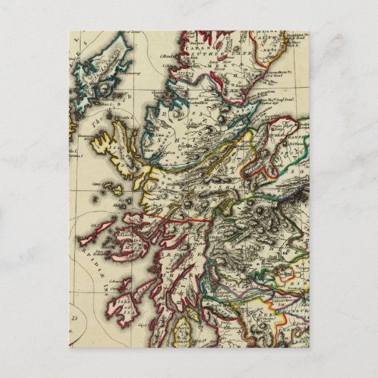 Schottland ist alt, modern postkarte (Vorderseite)