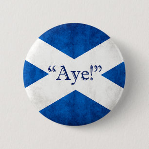 Schottland, JA! Button