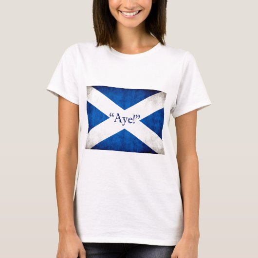 Schottland, JA! T-Shirt (Vorderseite)