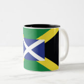 Schottland-/Jamaika-Tasse Zweifarbige Tasse (VorderseiteRechts)
