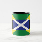 Schottland-/Jamaika-Tasse Zweifarbige Tasse (Mittel)