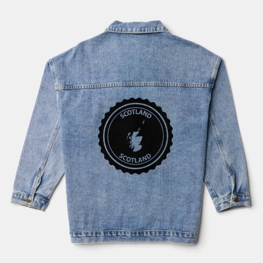 Schottland Jeansjacke (Rückseite)