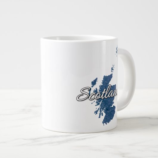 Schottland Jumbo-Tasse (Vorderseite Rechts)