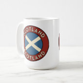 Schottland Kaffeetasse (Vorderseite Links)