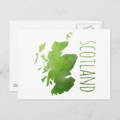 Schottland Karte (Vorne/Hinten)
