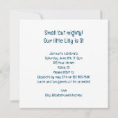 Schottland-Karte, schottischer Grönland-Geburtstag Einladung (Rückseite)