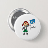 Schottland-Knopf Button (Vorne & Hinten)