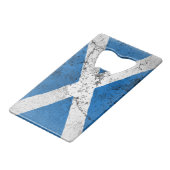 Schottland Kreditkartenflaschenöffner (Vorderseite Schrägansicht)
