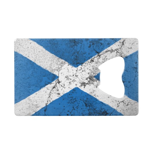 Schottland Kreditkartenflaschenöffner (Vorderseite (Horizontal))