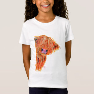Schottland-Kuh "PEEKABOO" T-Shirt