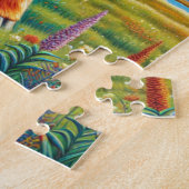 Schottland-Kuh, Tartan Rug Puzzle (Seite)