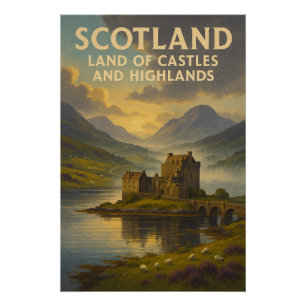 Schottland – Land der Schlösser und Highlands Poster