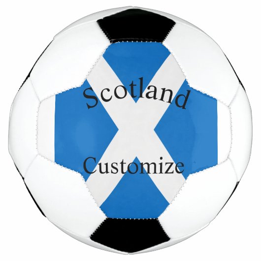 Schottland Landesflagge Thunder_Cove Fußball (Vorderseite)