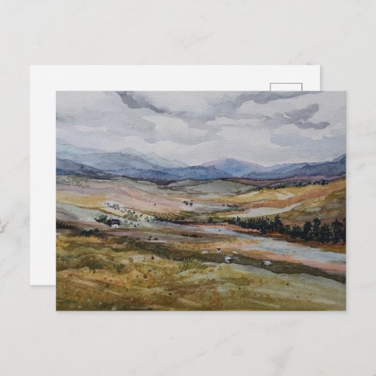 Schottland Landschaft Postcard Postkarte (Vorne/Hinten)