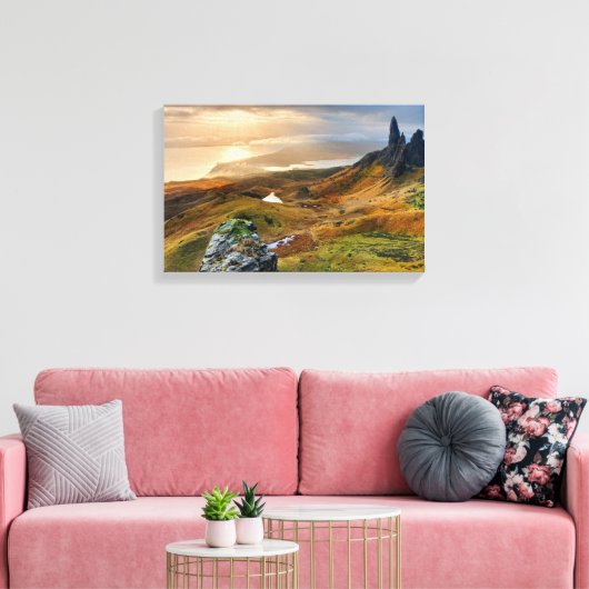 Schottland Landschaftlich Rolling Hills Landschaft Leinwanddruck (Insitu (Wohnzimmer))