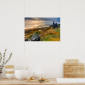 Schottland Landschaftlich Rolling Hills Landschaft Poster (Küche)