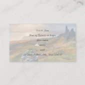 Schottland Landschaftlich Rolling Hills Landschaft Visitenkarte (Rückseite)