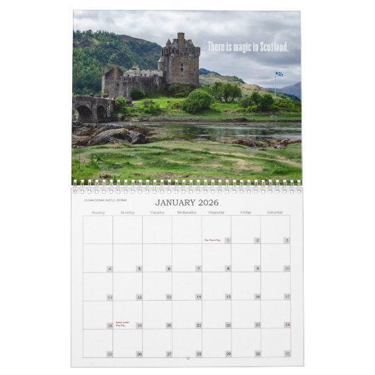 Schottland | Landschaftliche Fotos und Quotes-Kale Kalender (Jan 2026)
