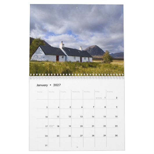Schottland-Landschaftskalender 2011 Kalender (Jan 2027)