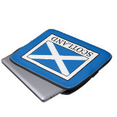 Schottland Laptopschutzhülle (Vorne Knopf)