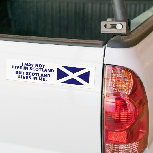 Schottland-Leben in mir Autoaufkleber (Auf Lkw)
