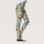 Schottland-Leggings - schottische Symbole Leggings (Rechts)