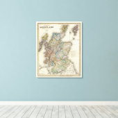 Schottland Leinwanddruck (Insitu (Holzboden))