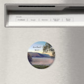 Schottland Loch mit Tree Scene Magnet (In Situ (Geschirrspüler))