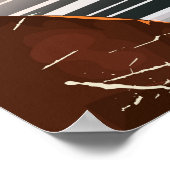 Schottland Locomotive Reiseplakat Poster (Ecke)