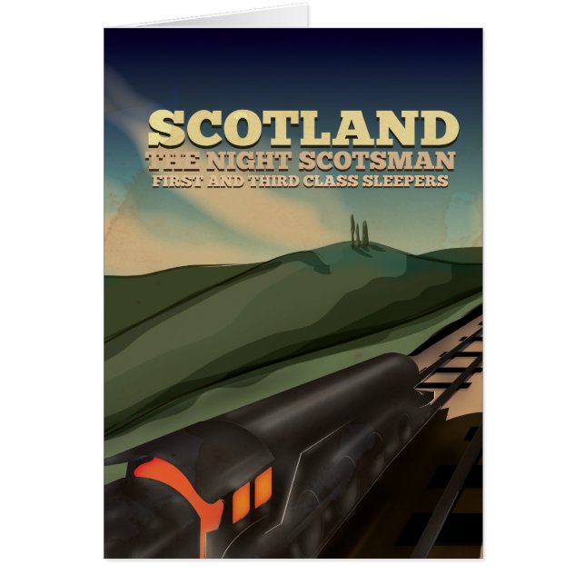 Schottland Locomotive Travel Poster (Vorne)