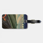 Schottland Locomotive Travel Poster Gepäckanhänger (Rückseite horizontal)