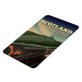 Schottland Locomotive Travel Poster Magnet (Linke Seite)