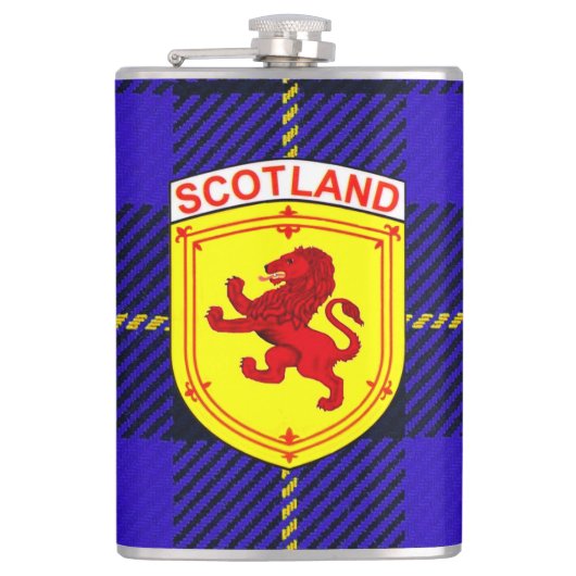 Schottland - Löwe, Abzeichen/Wappen Flachmann (Vorderseite)