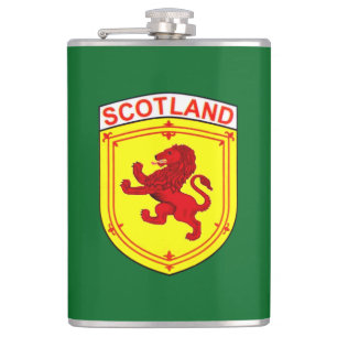 Schottland - Löwe, Abzeichen/Wappen Flachmann