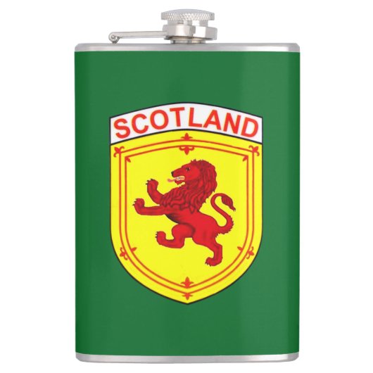 Schottland - Löwe, Abzeichen/Wappen Flachmann (Vorderseite)