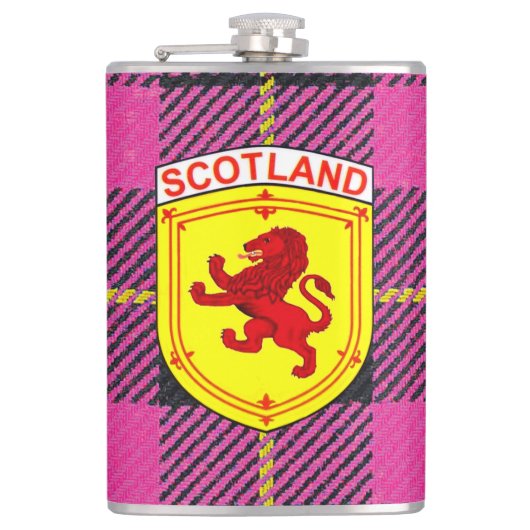 Schottland - Löwe, Abzeichen/Wappen Flachmann (Vorderseite)