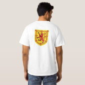 Schottland Löwe Rampenmantel T-Shirt (Schwarz voll)