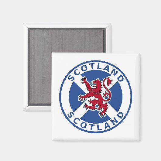 Schottland Magnet (Vorderseite/Rückseite)