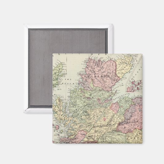 Schottland Magnet (Vorderseite/Rückseite)