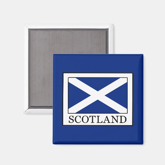 Schottland Magnet (Vorderseite/Rückseite)