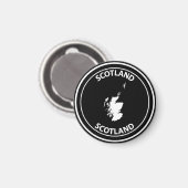 Schottland Magnet (Vorderseite/Rückseite)