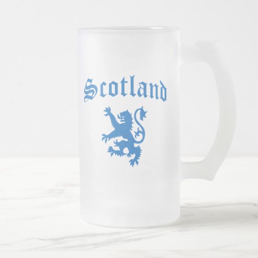 Schottland Mattglas Bierglas (Rechts)