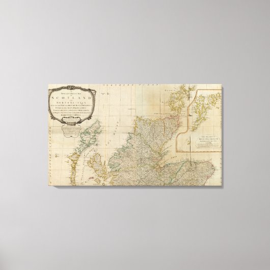 Schottland nördlich leinwanddruck (Vorderseite)