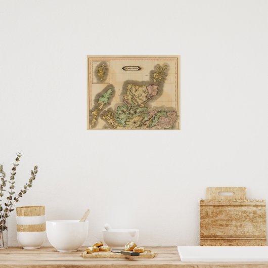 Schottland nördlich poster (Küche)