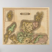Schottland nördlich poster (Vorne)