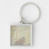 Schottland Nordwesten Schlüsselanhänger (Vorne)