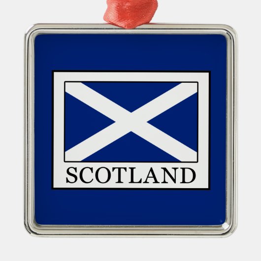 Schottland Ornament Aus Metall (Vorne)