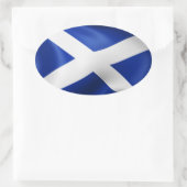 Schottland Ovaler Aufkleber (Tasche)