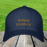 Schottland & PAISLEY mode / Scottish Patriots Bestickte Baseballkappe<br><div class="desc">Stickereihats: Schottland & Paisley Fashion Baseball / LKWer Hüte für schottische Patrioten - Liebe meines Landes,  Reisen,  Urlaub / Sportfans</div>